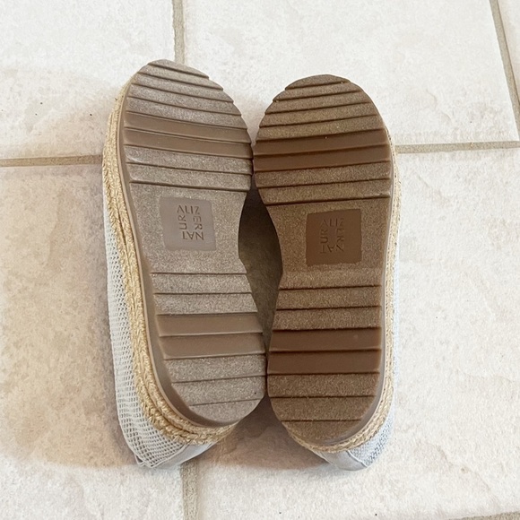 NEW Naturalizer Isley platform espadrilles slip on shoes Urban Mist gray 6.5 - Picture 6 of 12